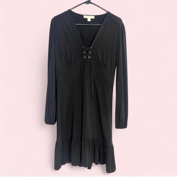 Michael Michael Kors Women's Stretchy Black Dress Size Medium - Picture 2 of 10